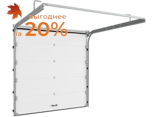 Секционные гаражные ворота RSD02LUX с торсионными пружинами из алюминиевых панелей (3000*1800)